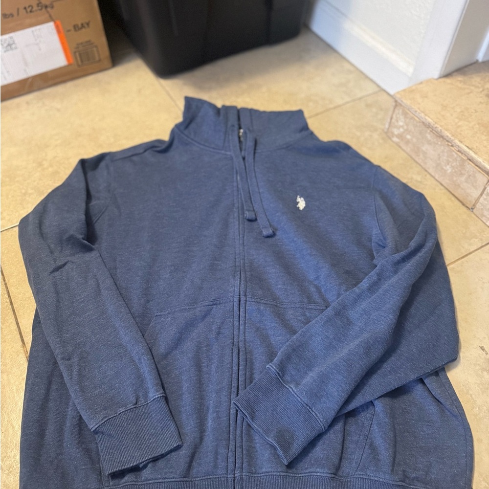 U.S Polo Assn. Men Blue zip up jacket